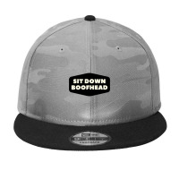 Sit Down Boofhead Sitdownboofhead Camo Snapback | Artistshot