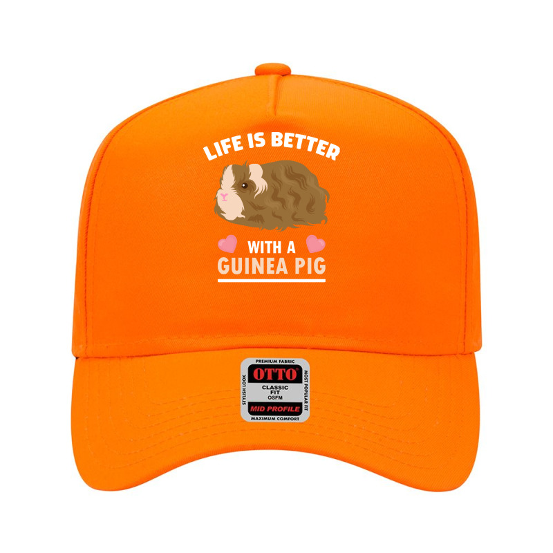 Life T  Shirt Life Is Better With A Guinean Pig T  Shirt Adjustable Baseball Cap | Artistshot