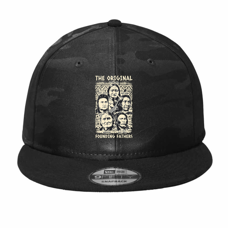 Original Founding Fathers Native American Indian Tribe Pride Camo Snapback | Artistshot