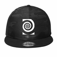 Spiral Hypnotic Retro Mind Control Visual Illusion Black And White Hd  Camo Snapback | Artistshot