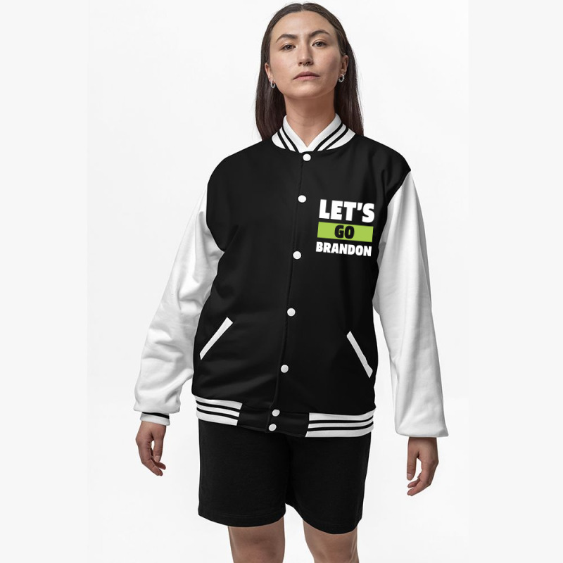 Let’s Go Brandon - Usa Political Gift Bomber Jacket by Diogo Calheiros | Artistshot