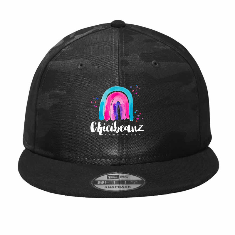 Large Rainbow With White Font Camo Snapback by oatesorlandoi9eepf | Artistshot