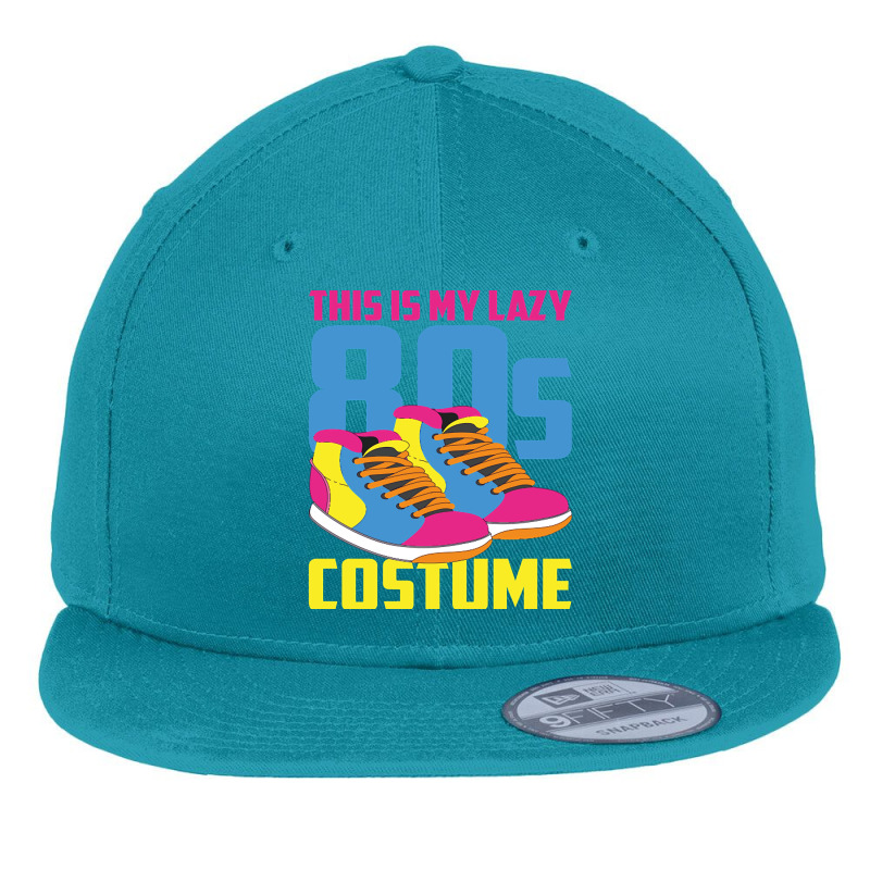 Retro 80s Lover Theme Party Lazy Costume Funny 80s Flat Bill Snapback Cap | Artistshot