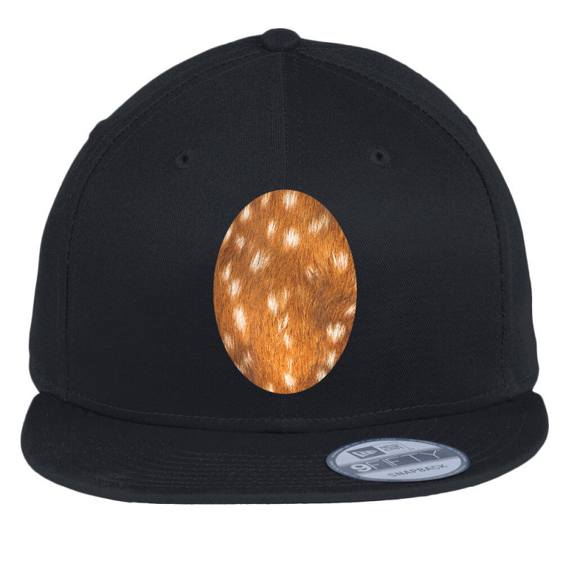 Deer Chest Costume Reindeer Belly Skin Pattern Flat Bill Snapback Cap by cm-arts | Artistshot