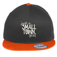 Just A Small Town Girl Casual Country Womens Chic Flat Bill Snapback Cap | Artistshot