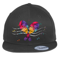 Musical Instrument Flat Bill Snapback Cap | Artistshot