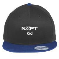 Kids Nxpt Fitness Studio White X Nxpt Kid Flat Bill Snapback Cap | Artistshot