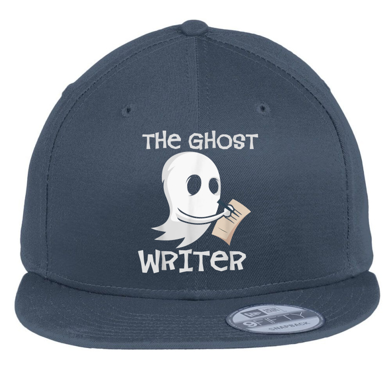 Ghost Writer Ghoul Author Halloween Trick Or Treat Novelist T Shirt Flat Bill Snapback Cap by caneypga | Artistshot