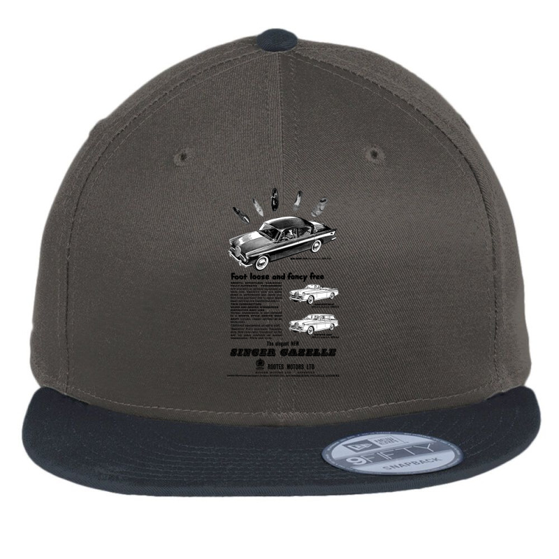 Singer Gazelle 1 Flat Bill Snapback Cap | Artistshot