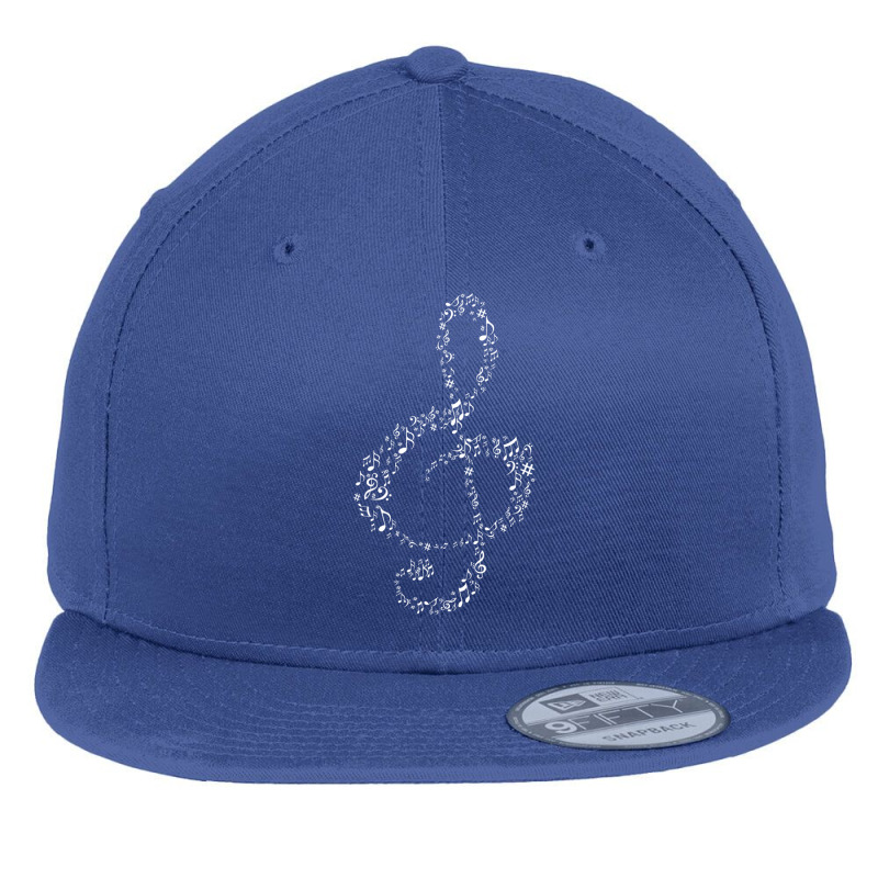 Music Note .png Flat Bill Snapback Cap by LawrenceKemp | Artistshot