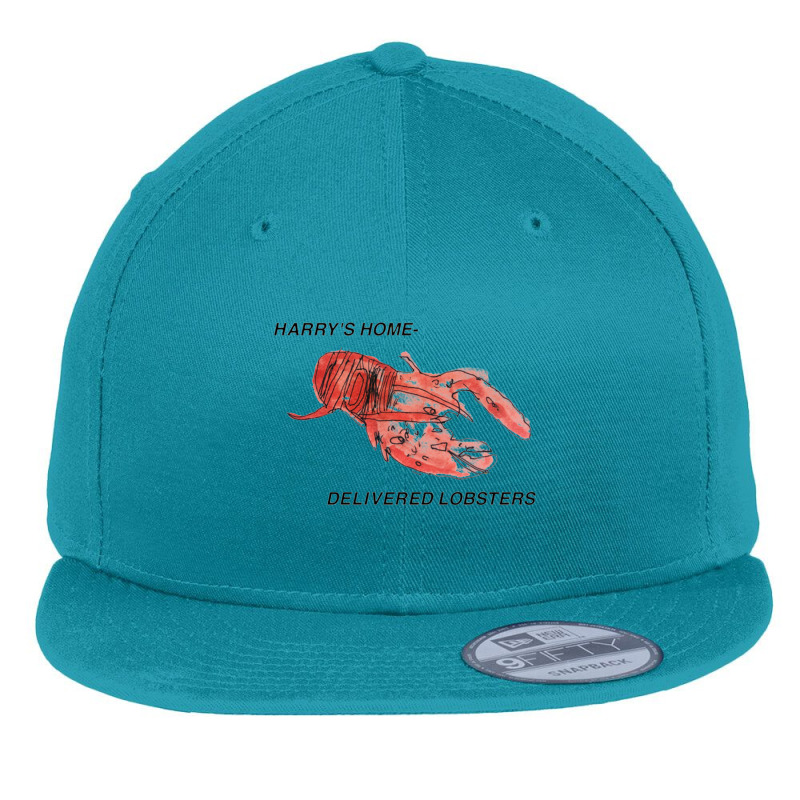 Harryâ€™s Home Delivered Lobsters Flat Bill Snapback Cap by cm-arts | Artistshot