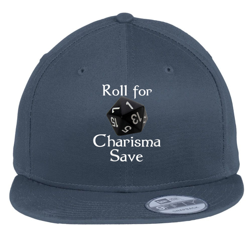 Roll For Charisma Save Natural 1 Role Playing Flat Bill Snapback Cap by PhanBo | Artistshot