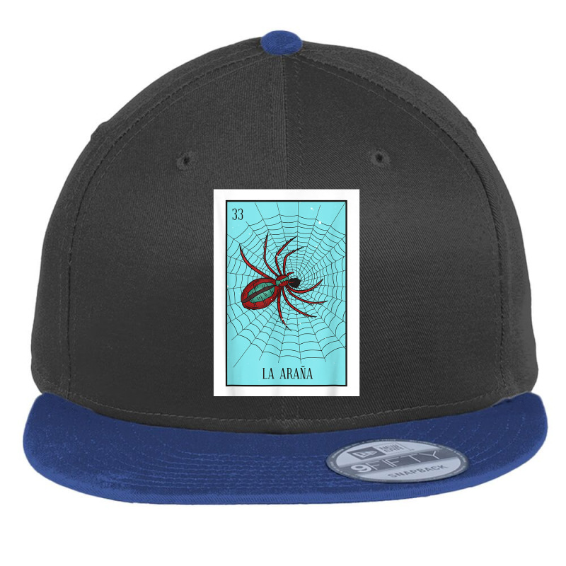 La Araña Lottery Card Gift The Spider Card Mexican Lottery T Shirt Flat Bill Snapback Cap by cm-arts | Artistshot