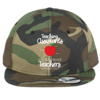 Techer Teaching Assistant Teacher Day Flat Bill Snapback Cap | Artistshot