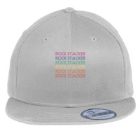 Rock Stacker 1 Flat Bill Snapback Cap | Artistshot