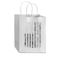 Funny Job Title American Flag Direct Support Professional T Shirt Cub Paper Bag - 8 X 4 1/2 X 10 1/4 | Artistshot