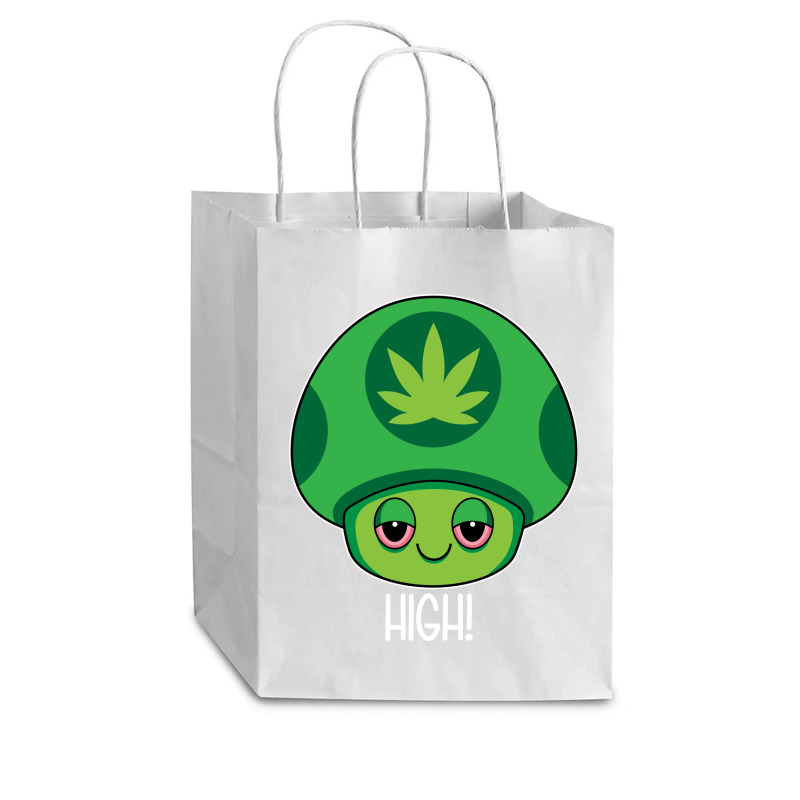 Weed Mushroom Vintage Travel Cub Paper Bag - 8 X 4 1/2 X 10 1/4 | Artistshot