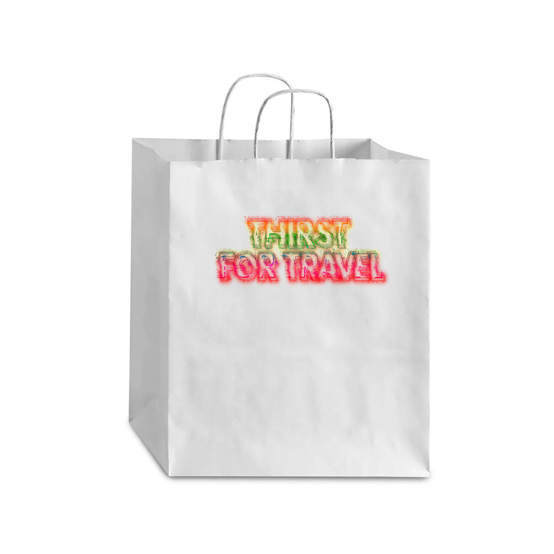 Thirst For Travel 1 Debie Paper Bag - 10 X 5 X 13 | Artistshot