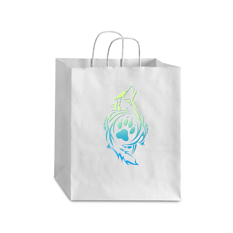 Tribal Wolf 31 Debie Paper Bag - 10 X 5 X 13 | Artistshot