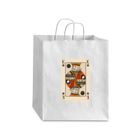 Synthesizer Funny King Poker Card For Electronic Musician Racerback Debie Paper Bag - 10 X 5 X 13 | Artistshot