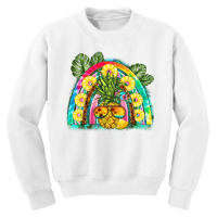 Pineapple Rainbow Youth Sweatshirt | Artistshot