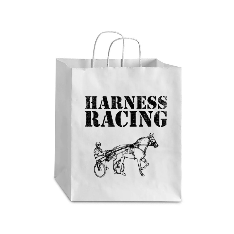 Hot Trend Harness Horse Retro, Horse Harness Racing Debie Paper Bag - 10 X 5 X 13 | Artistshot