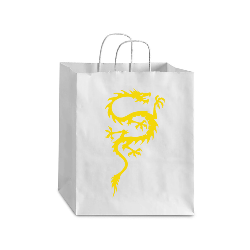 Chinese Dragon Cool Oriental Asian Kung Fu Debie Paper Bag - 10 X 5 X 13 | Artistshot