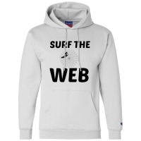 Surf The Web Champion Hoodie | Artistshot