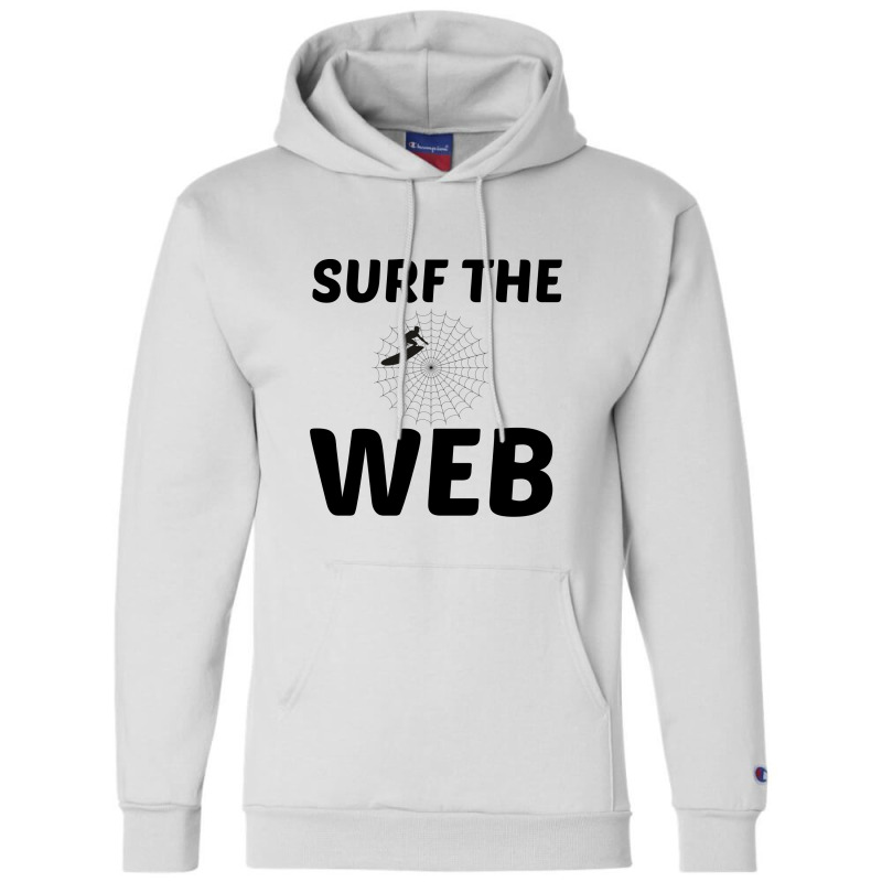 Surf The Web Champion Hoodie | Artistshot