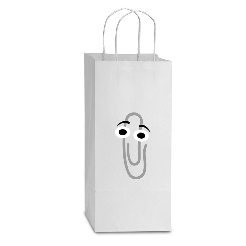 Rip Clippy Double Wine Paper Bag - 6 1/2 X 3 1/2 X 12 3/8 | Artistshot