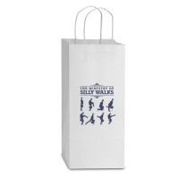 The Ministry Of Silly Walks Double Wine Paper Bag - 6 1/2 X 3 1/2 X 12 3/8 | Artistshot