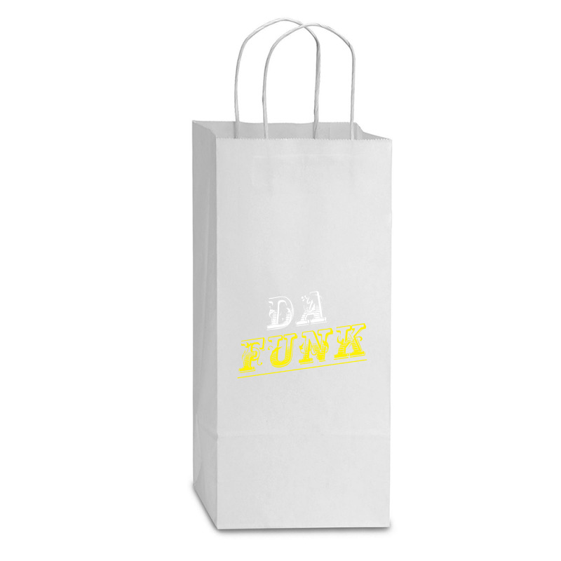 Da Funk Double Wine Paper Bag - 6 1/2 X 3 1/2 X 12 3/8 | Artistshot