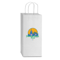 Paradise Beach Hotel Thunder In Paradise Double Wine Paper Bag - 6 1/2 X 3 1/2 X 12 3/8 | Artistshot