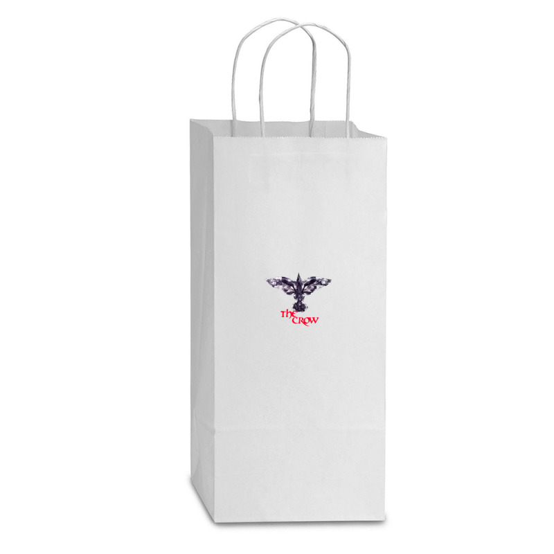 The Crow 44 Double Wine Paper Bag - 6 1/2 X 3 1/2 X 12 3/8 | Artistshot