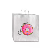 Trending Penny Farthing Donut Jumbo Paper Bag - 18 X 7 X 18 3/4 | Artistshot