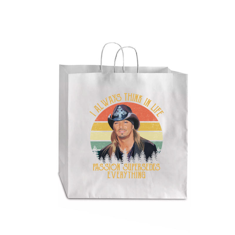 Men Women Michaels Male Singer Bret Songwriter Funny Men Fan Jumbo Paper Bag - 18 X 7 X 18 3/4 | Artistshot