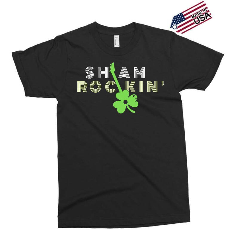 Day T  Shirt Sham Rocking Guitar Shamrock Saint Patrick's Day T  Shirt Exclusive T-shirt | Artistshot