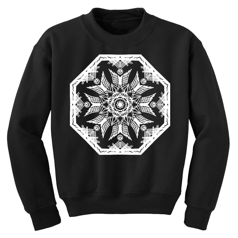 Mandala Art T  Shirt Mandala Magic Circle Youth Sweatshirt by toyair | Artistshot