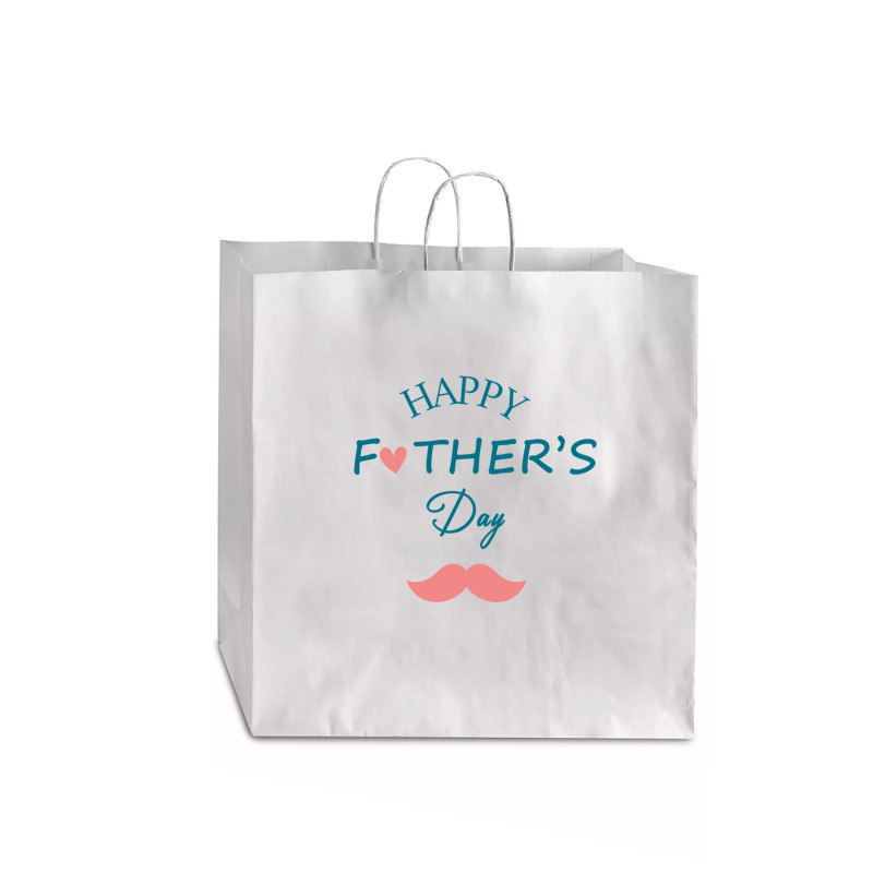 Happy Father's Day Dad Jumbo Paper Bag - 18 X 7 X 18 3/4 | Artistshot