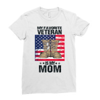 Proud Son Kids Of A Us Army Veteran Mother Tee Veterans Day T Shirt Ladies Fitted T-shirt | Artistshot