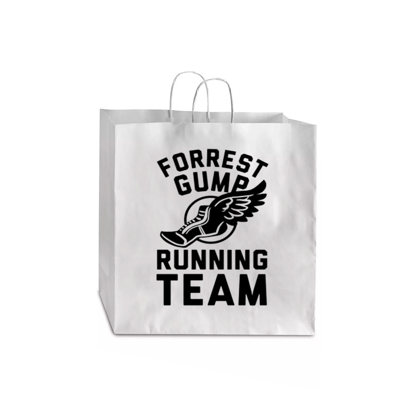 Forrest Gump Running Team Jumbo Paper Bag - 18 x 7 x 18 3/4 by ROXANZALEZ | Artistshot