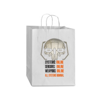 Mechwarrior All Systems Nominal Active Mart Paper Bag -13 X 7 X 17 | Artistshot