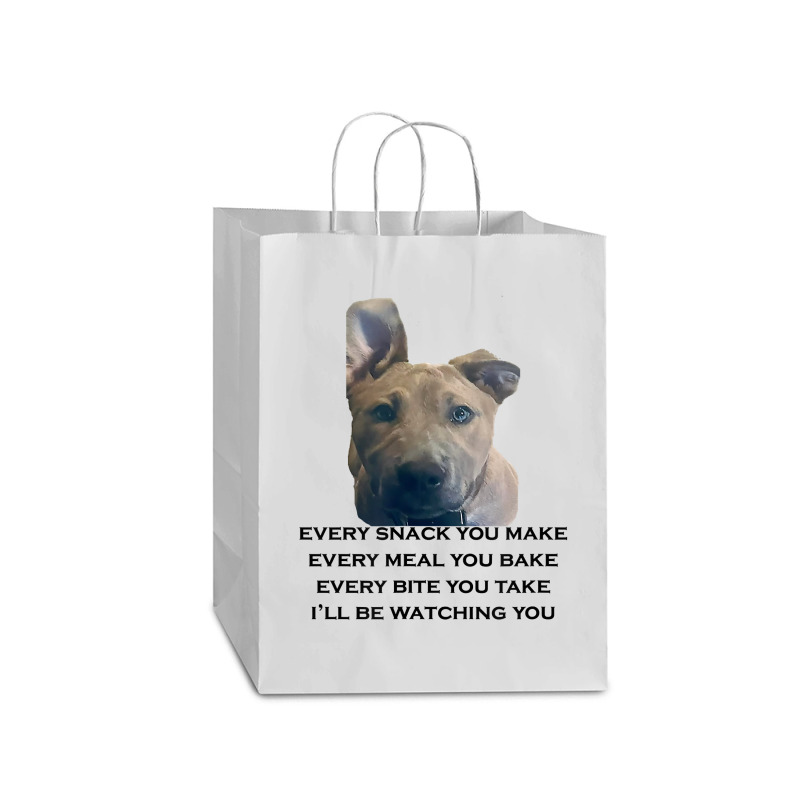 Barley I'll Be Watching You T Shirt Mart Paper Bag -13 X 7 X 17 | Artistshot