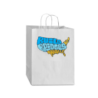 Build Bridges Not Walls   Retro Mart Paper Bag -13 X 7 X 17 | Artistshot