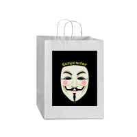 Gunpowder. Guy Fawkes Real Mask. Every Legend Starts Small. My Friend  Mart Paper Bag -13 X 7 X 17 | Artistshot