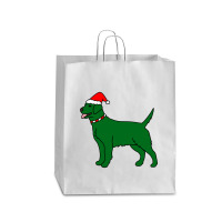 Green Christmas Dog Queen Paper Bag - 16 X 6 X 19 1/4 | Artistshot