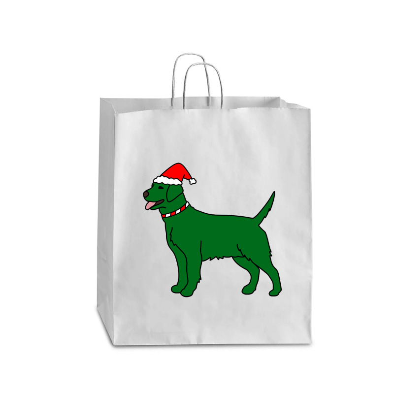 Green Christmas Dog Queen Paper Bag - 16 X 6 X 19 1/4 | Artistshot