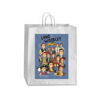 Lano And Woodley Compilation Blue Background Poster 70s Queen Paper Bag - 16 X 6 X 19 1/4 | Artistshot