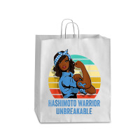 Hashimoto's Disease Warrior Shirt Unbreakable Queen Paper Bag - 16 X 6 X 19 1/4 | Artistshot