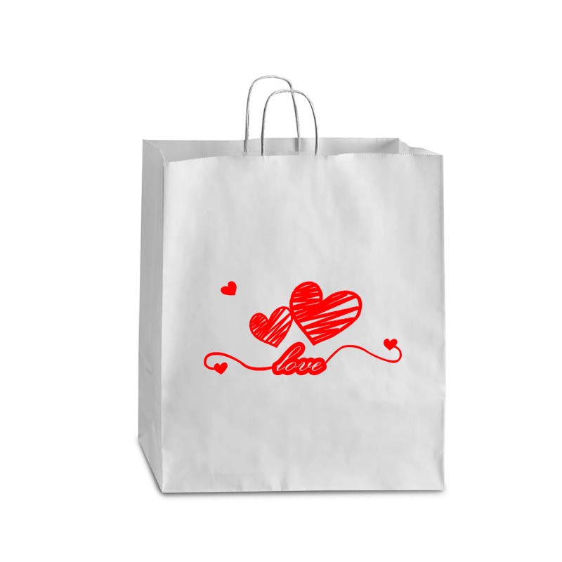 Limited Edition Two Heart Queen Paper Bag - 16 X 6 X 19 1/4 | Artistshot